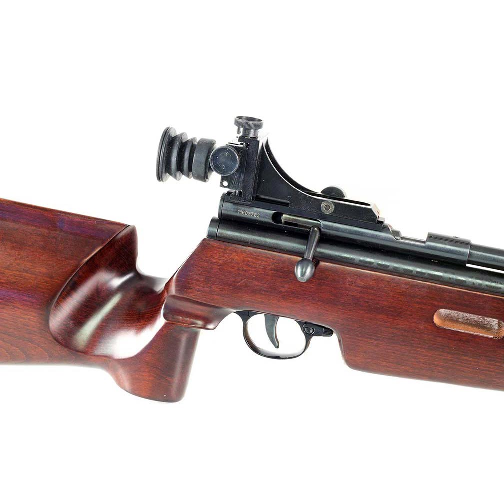 Beeman .177cal Co2 Powered Single Shot Pellet Air Rifle With Competition Diopter Peep Sight