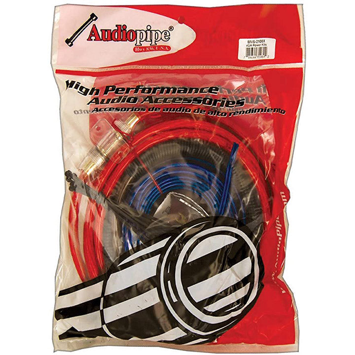 Audiopipe 4 Gauge Amplifier Wiring Kit - 2100 Watts