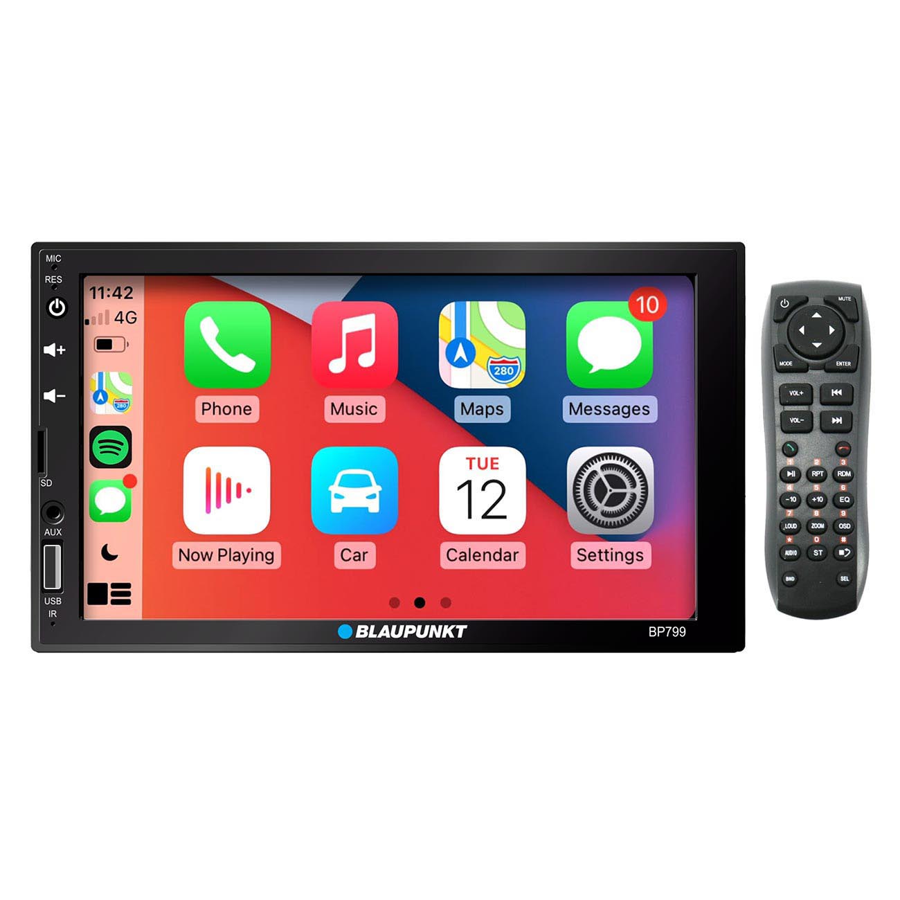 Blaupunkt 2 Din Mechless Receiver With 7.0″ Touch Screen Mirrorlink Android Auto/ Apple Carplay B