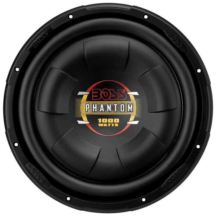 Boss 12" Shallow Mount Woofer 1000w Max 4 Ohm Svc