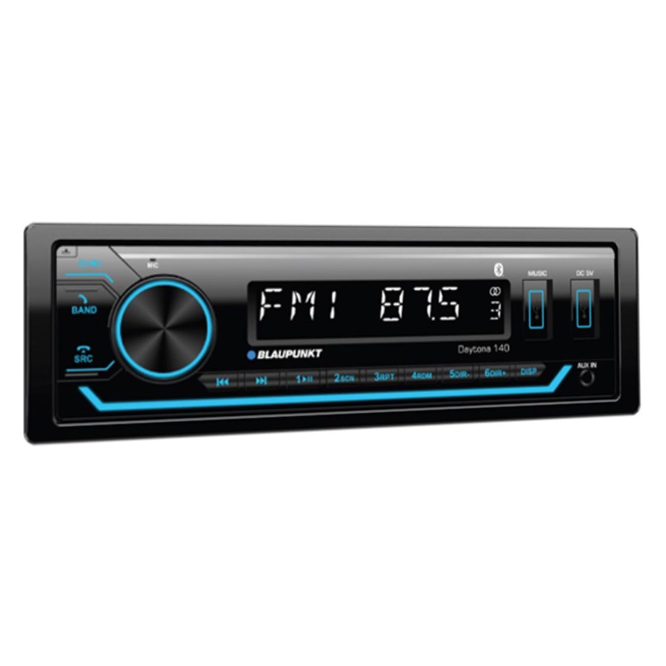 Blaupunkt Detachable Face Mechless Am/fm Receiver With Bluetooth & Usb/sd Inputs