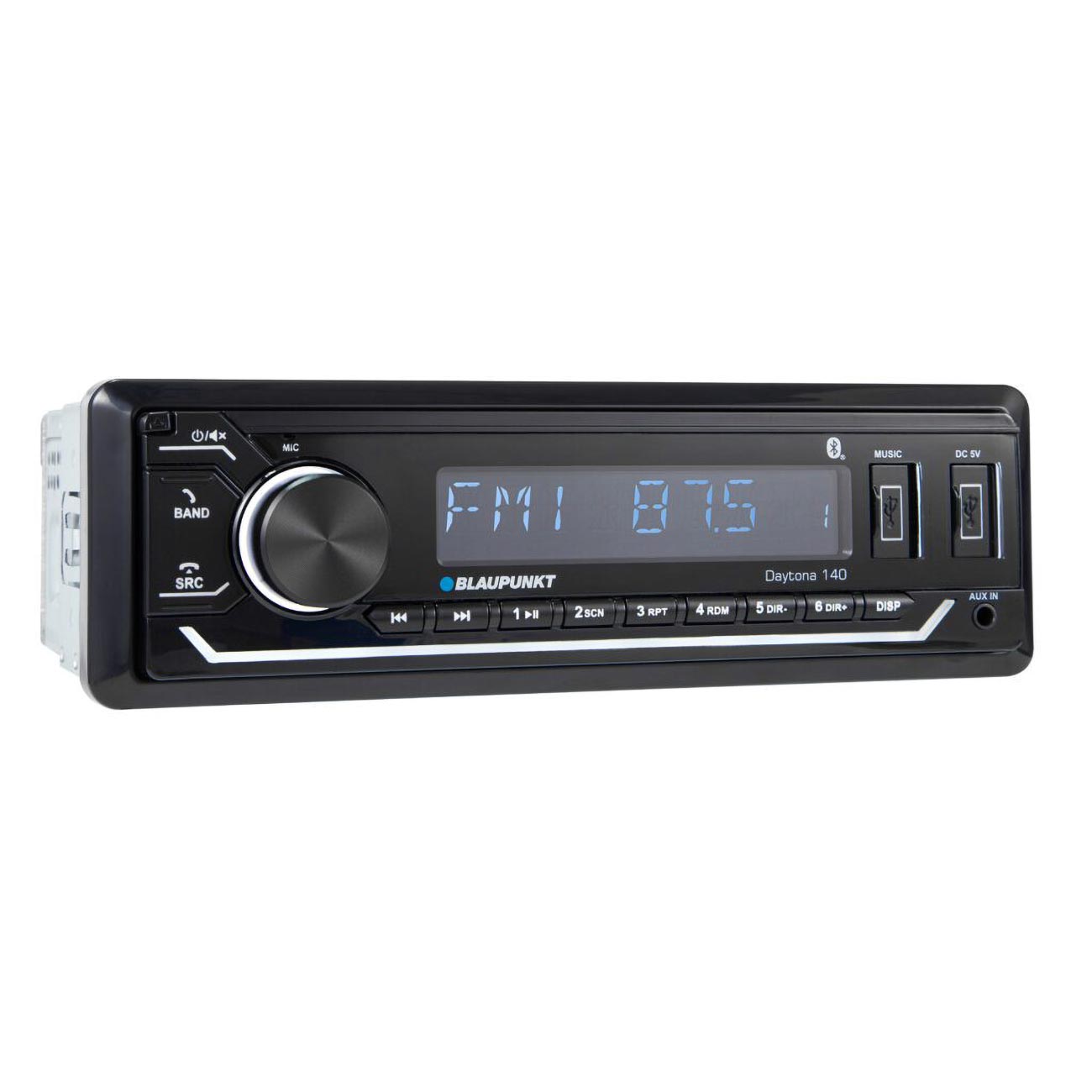 Blaupunkt Detachable Face Mechless Am/fm Receiver With Bluetooth & Usb/sd Inputs