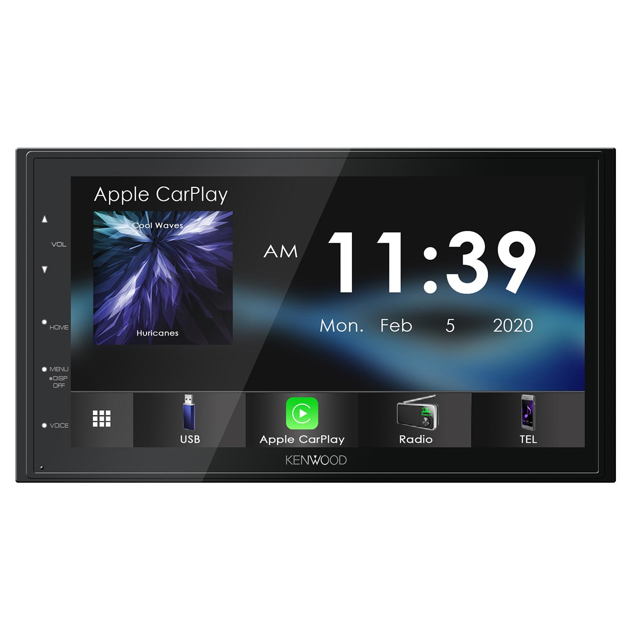 Kenwood 6.8" Double Din Digital Media Receiver With Apple Carplay Android Auto Bluetooth Satellit