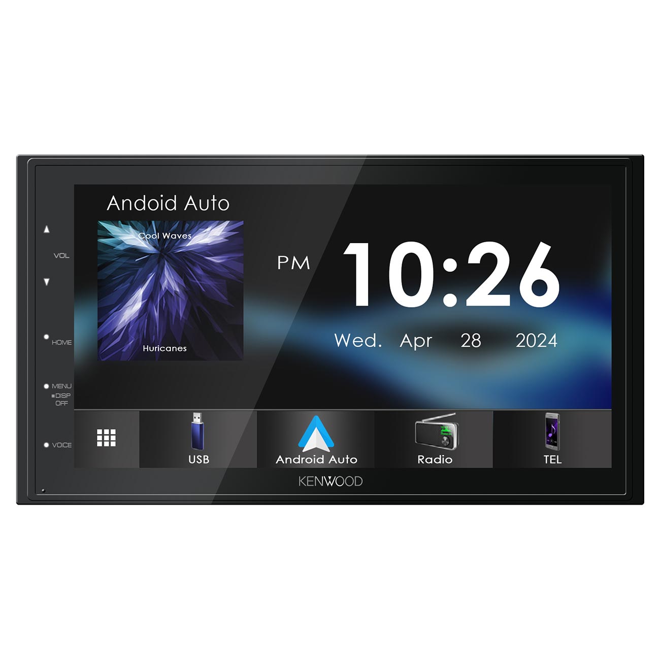 Kenwood 6.8" Double Din Digital Media Receiver With Apple Carplay Android Auto Bluetooth Satellit