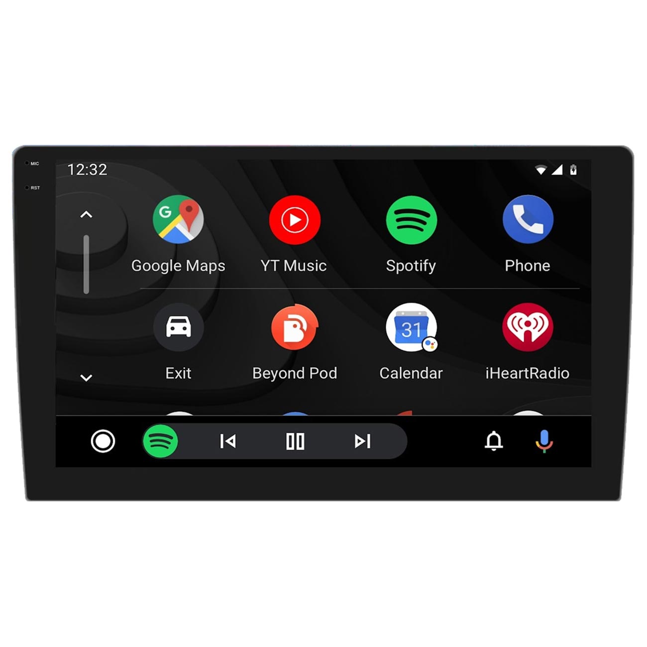 Xtreme Car Audio Single Din 10" Fm/bt Carplay & Android Auto