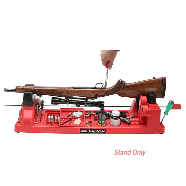 Mtm Gun Vise For Gunsmithing Work And Cleaning Kits Red