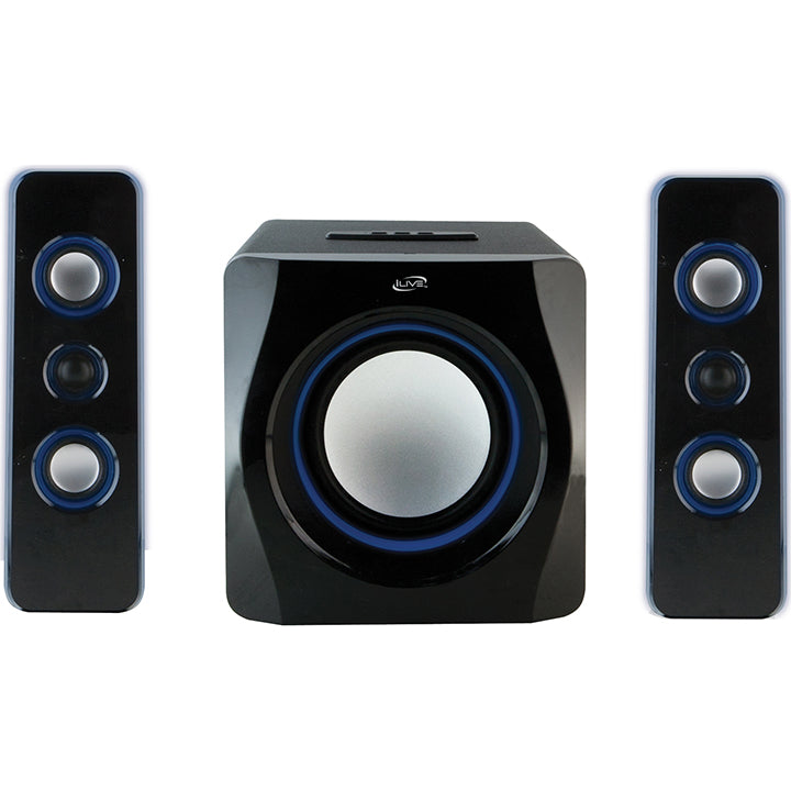 Ilive Bluetooth 2.1 Ch. Home Music System W/led Lights