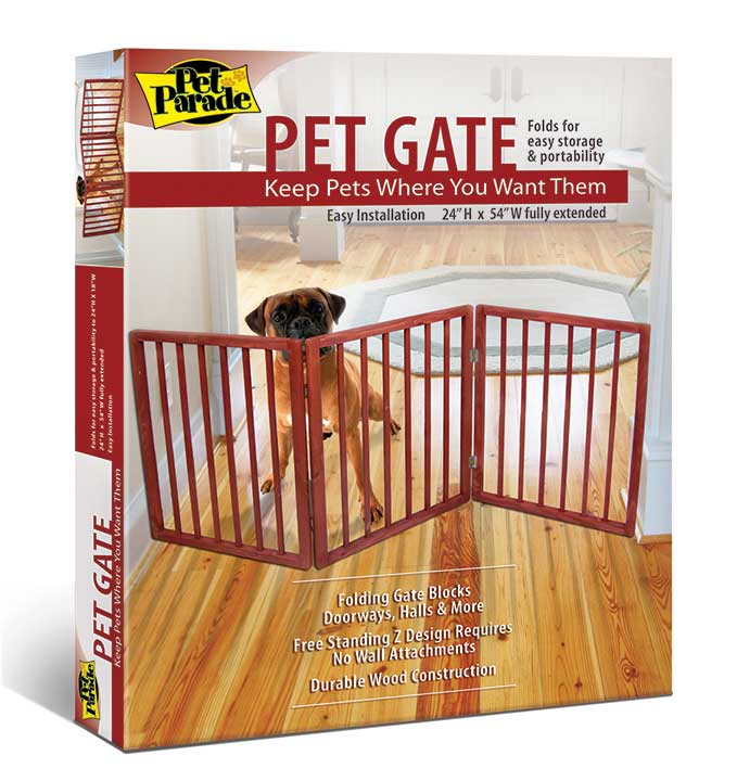 Pet Parade Folding Pet Gate