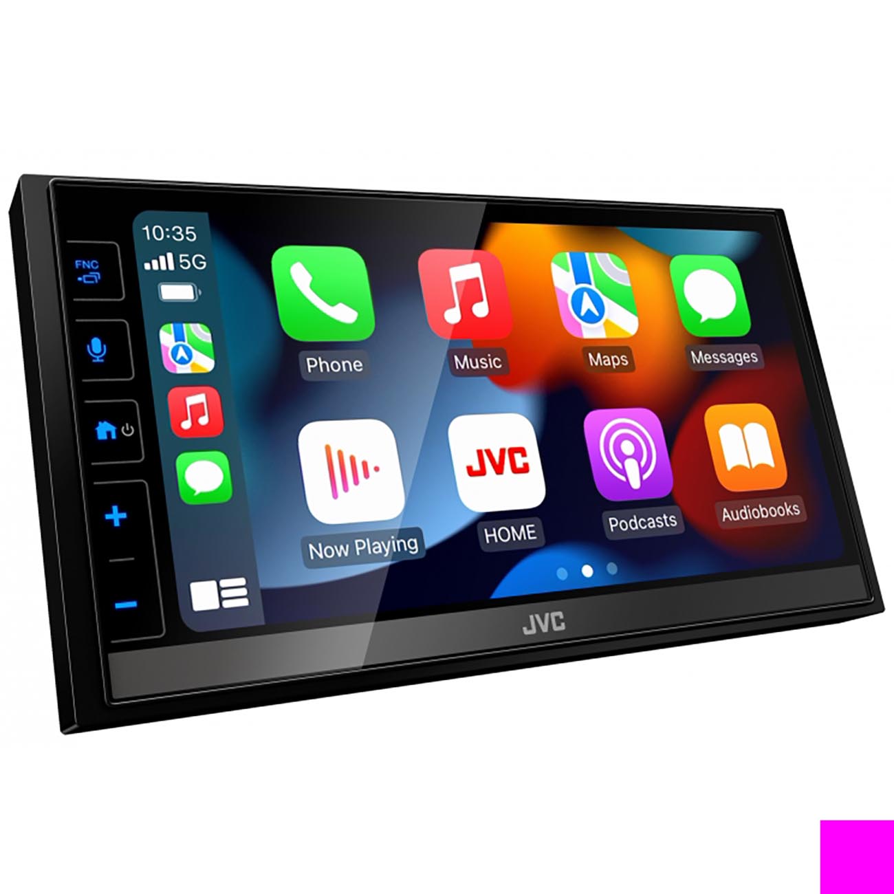 Jvc 6.8” Double Din Mechless Fixed Face Touchscreen Receiver With Usb Android Mirroring & Bluetooth