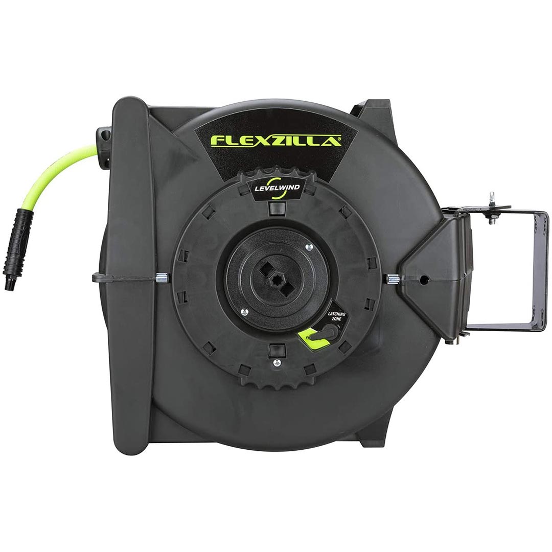 Flexzilla Retractable Air Hose Reel With Levelwind Technology 3/8" X 50'