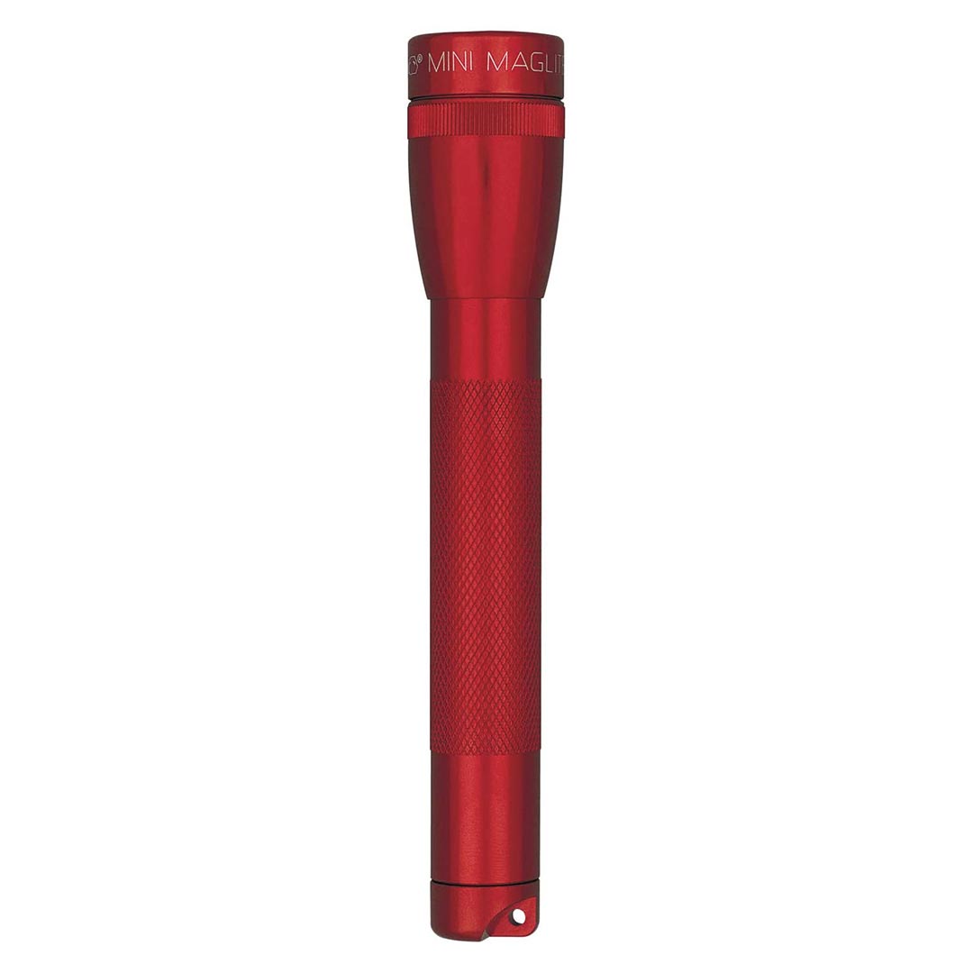 Maglite Mini Incandescent 2-cell Aa Flashlight  - Red (gift Box)