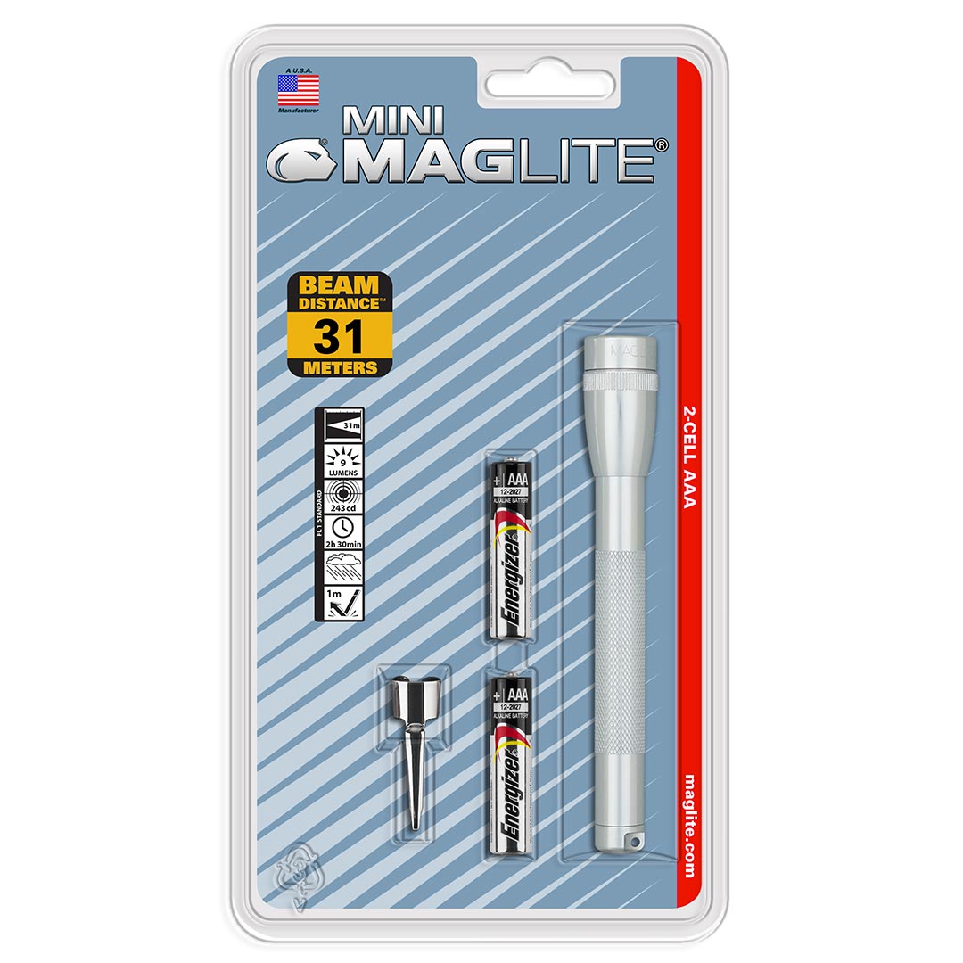 Maglite Xenon 2-cell Aaa Flashlight Silver