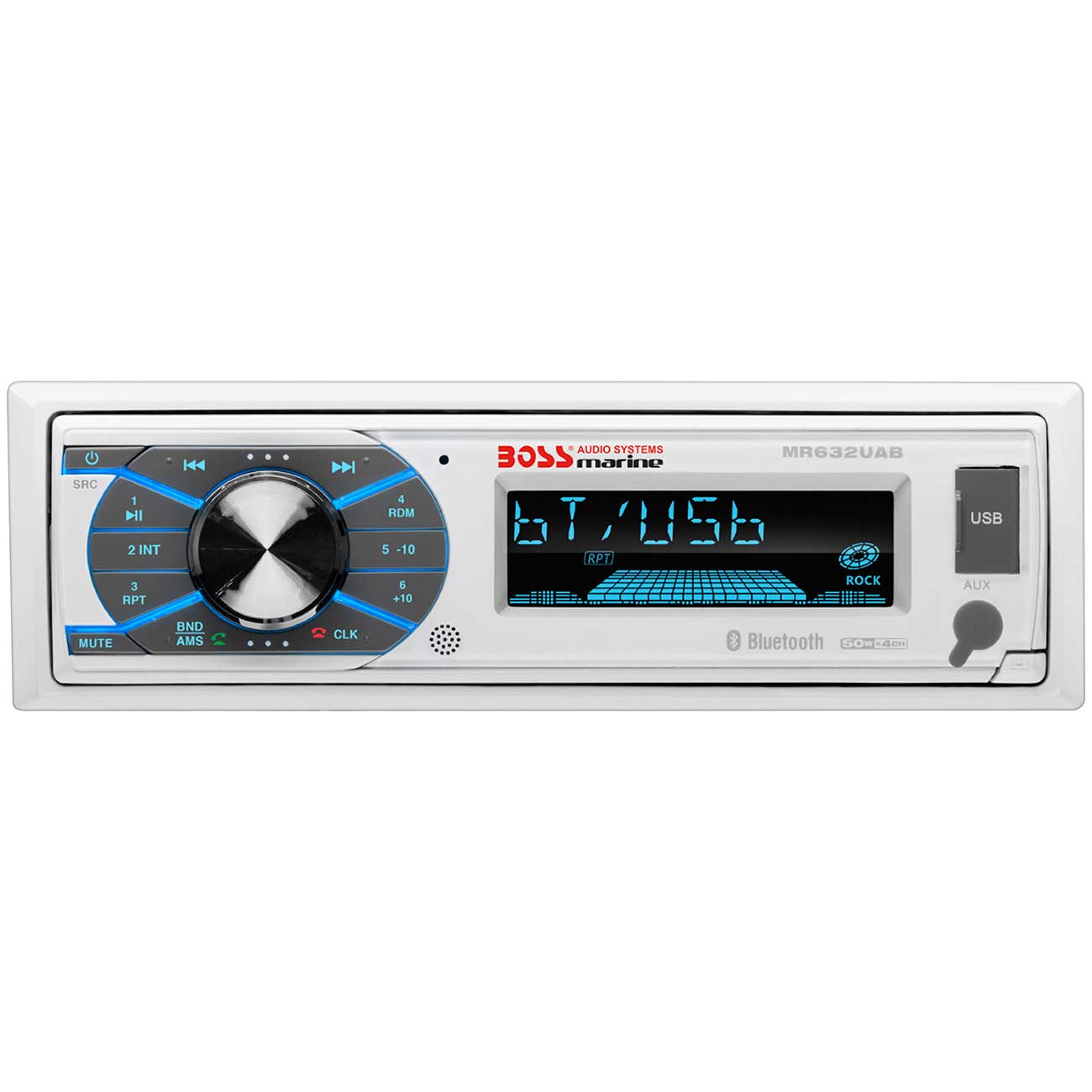 Boss Audio Marine Combo - Mechless Am/fm Digital Media Receiver With Bluetooth And (4) 6.5" Speakers