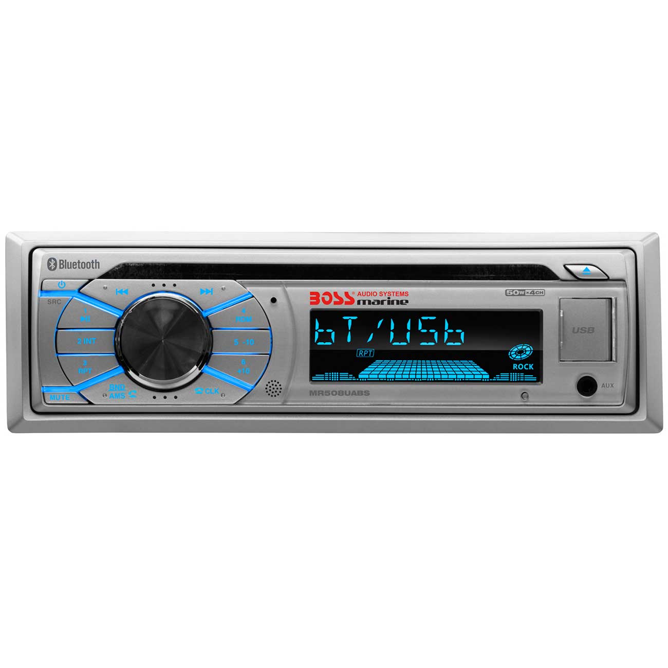 Boss Audio Marine Am/fm/cd Receiver With Bluetooth (silver)