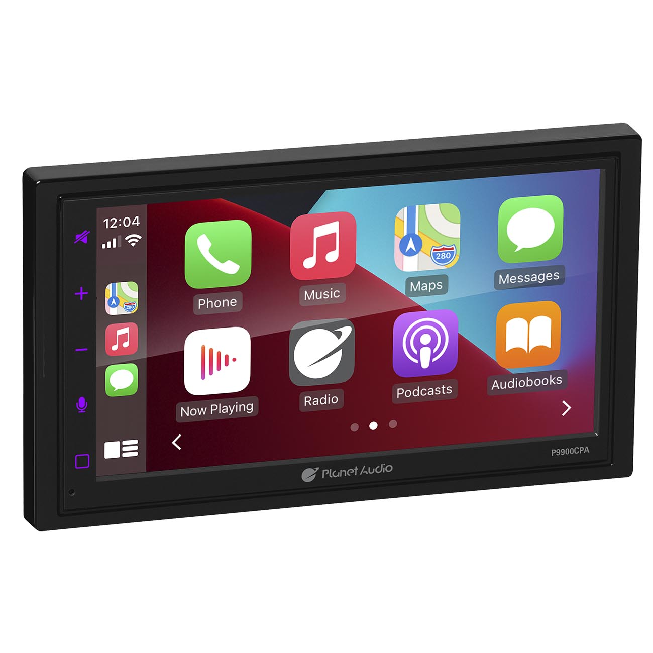Planet Audio 6.75” Double Din Mechless Fixed Face Touchscreen Receiver With Android Auto/apple Carpl