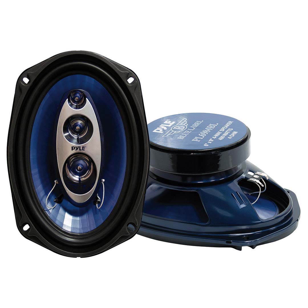Pyle 6x9" 4-way Speakers - Blue Label Series
