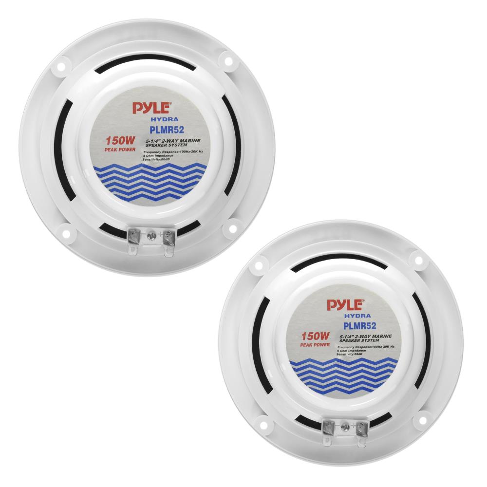Pyle Marine 5.25” 2-way Speakers (white)