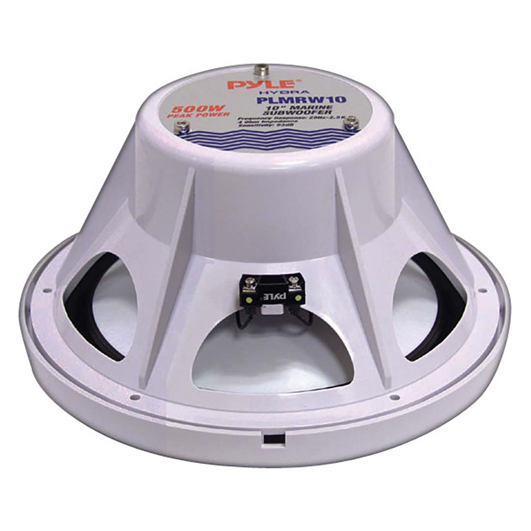 Pyle Marine 10″ Subwoofer – Sold Each (white)