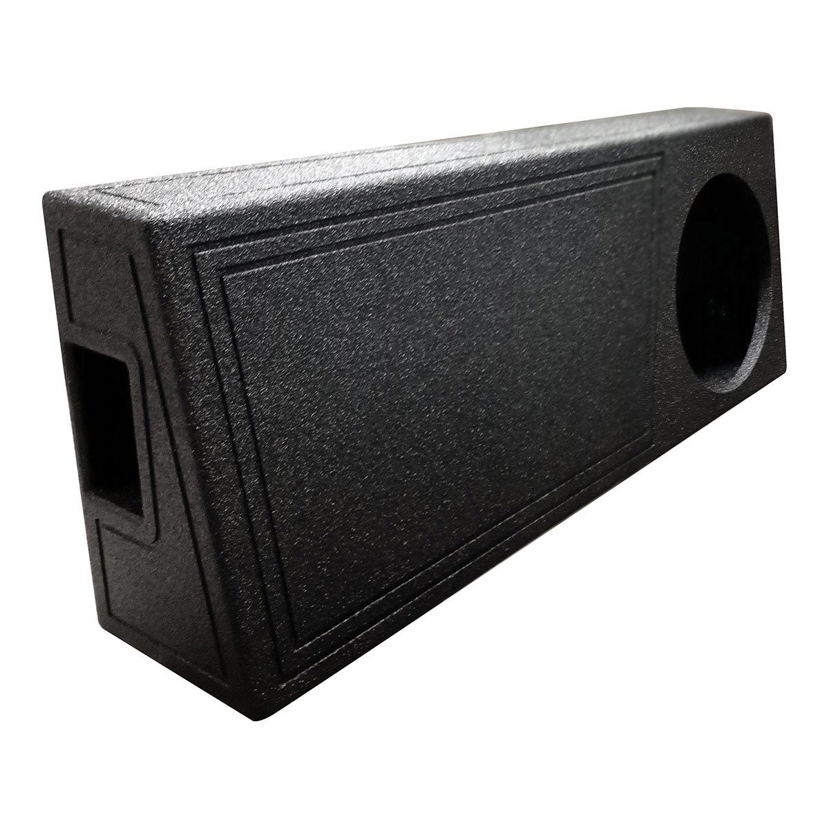 Qpower Single 12" Ported Spl Empty Woofer Box W/bedliner Spray