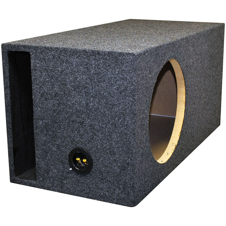 Qpower Single 15" Side Ported Spl Xtra Large Heavy Duty Empty Square Woofer Box