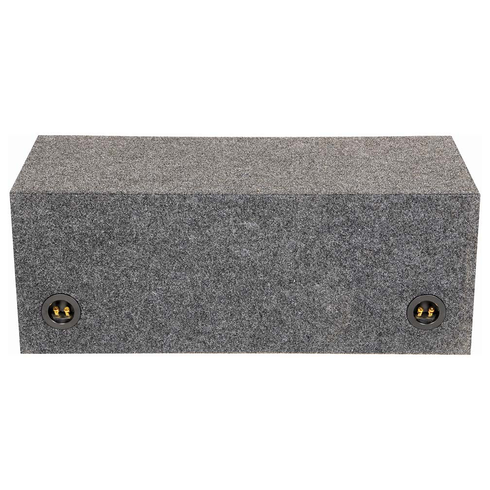 Empty Woofer Box Dual 10" Mdf Vented Bass Box