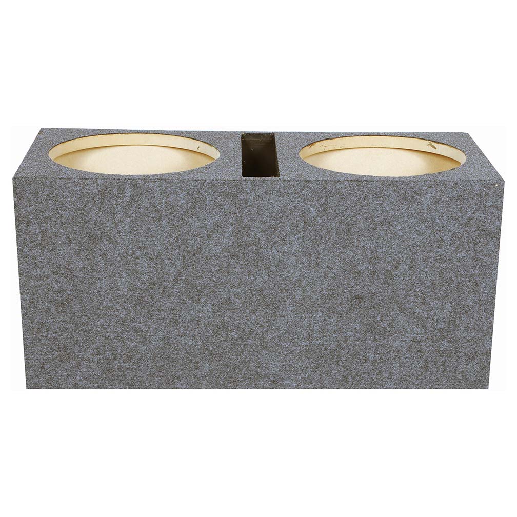 Qpower 2 Hole 15" Vented Woofer Box With 1" Mdf Face
