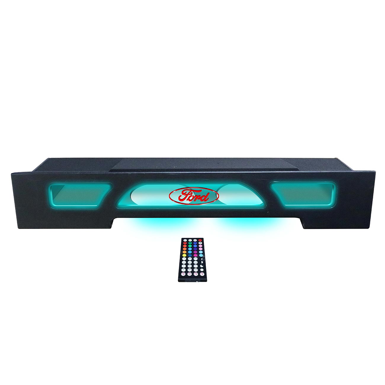 Qpower Qluxe Dual 12″ Vented With Rgb Led Illumination Ford F105 '09-'24 F250/350 '17-'24 Super Cre