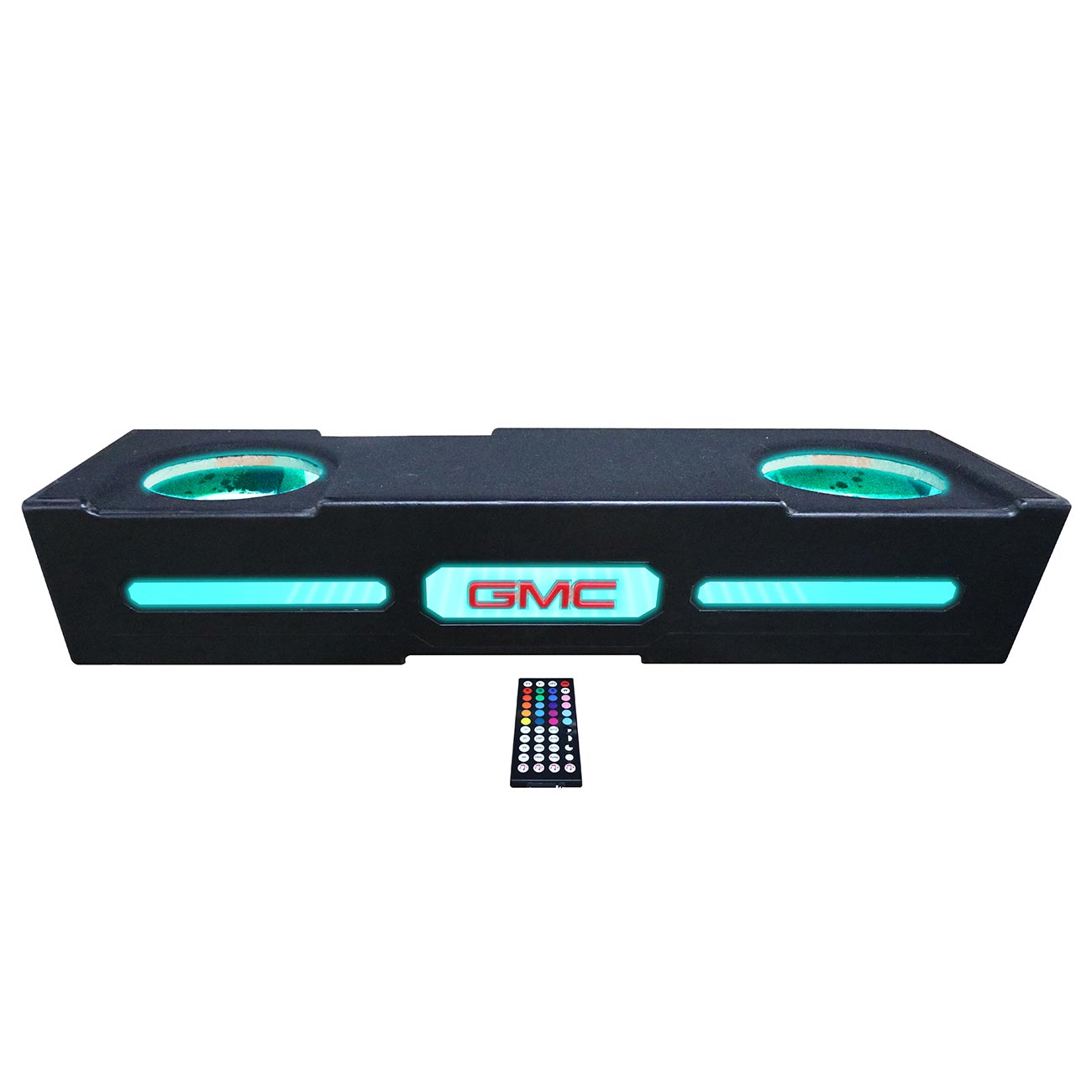 Qpower Qluxe Dual 12″ Vented With Rgb Led Illumination Gmc 2019-2024 Crew Cab