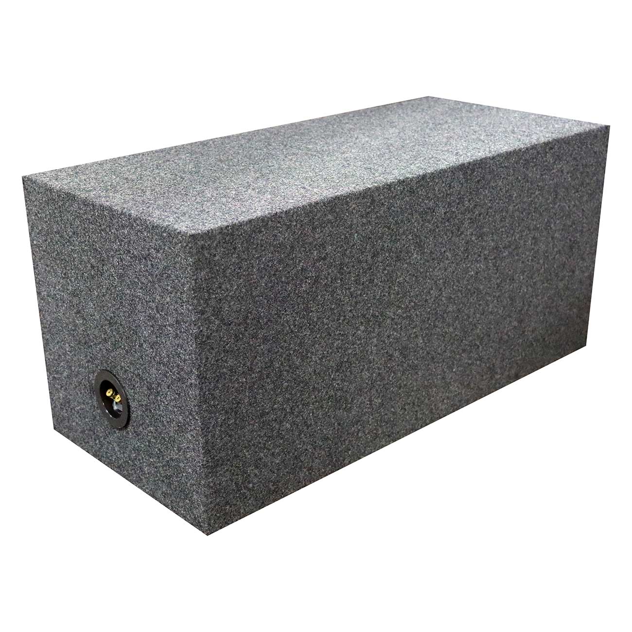 Qpower Dual 10" Sealed Heavy Duty Square Empty Woofer Box