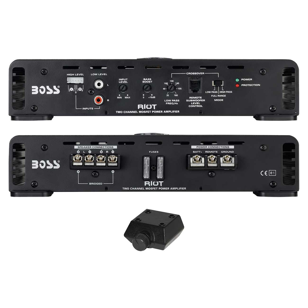 Boss Audio Riot Series Class A/b 2 Channel Amplifier 900w Rms/1200w Max