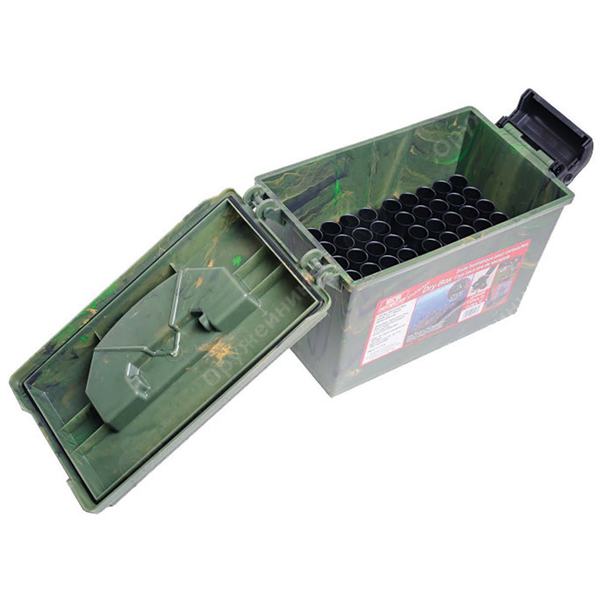 Mtm Shotshell Dry Box 100 Round Case 12 Gauge Up To 3.5 Inch Wild Camo