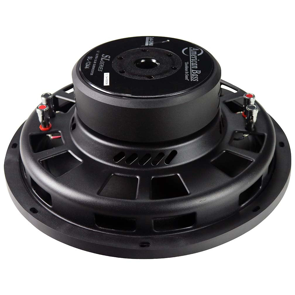 American Bass 12" Shallow Mount Woofer 300w Rms/600w Max - Dual 4 Ohm Voice Coil