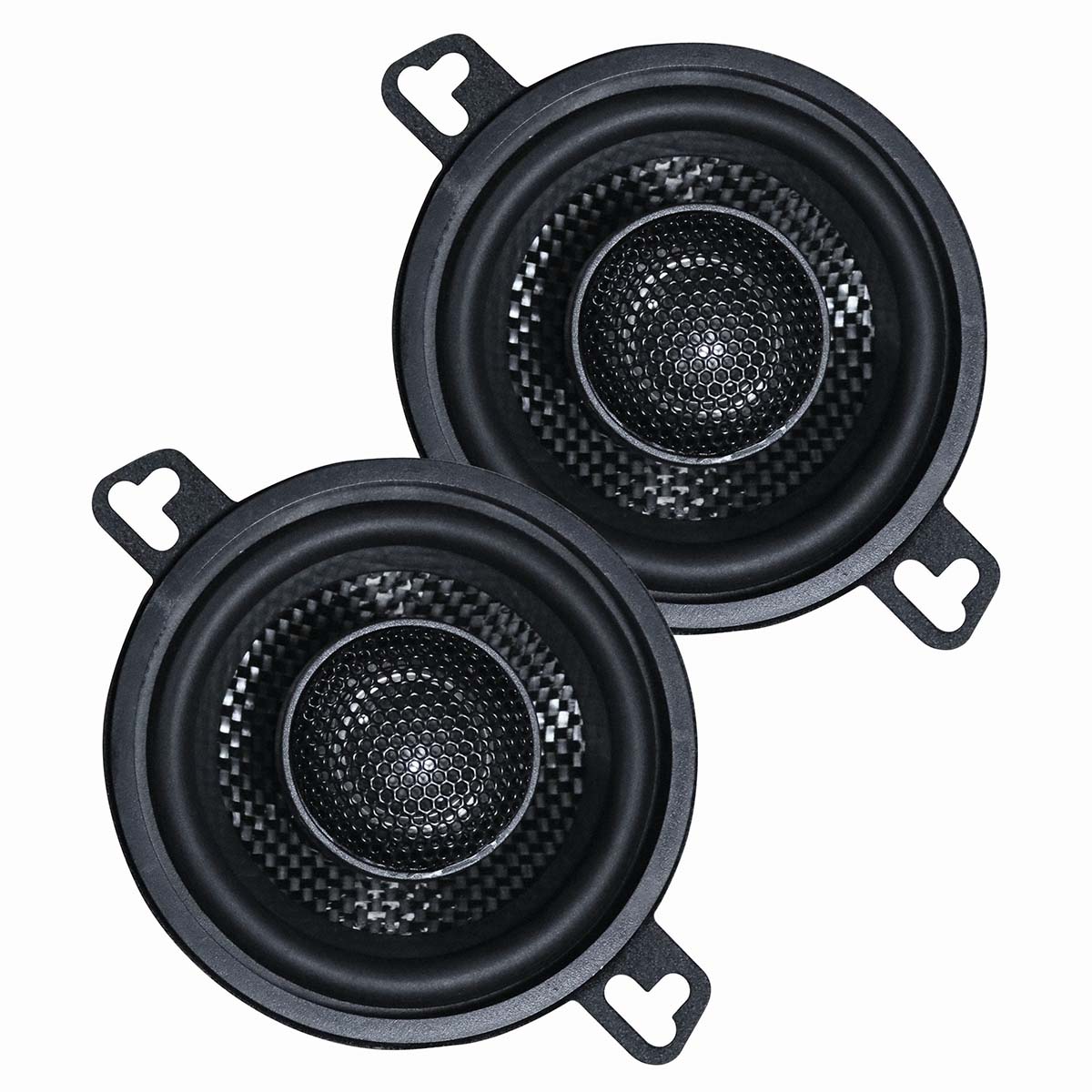 Speaker 3.5" 2-way (pair) 80watts American Bass;carbon Fiber