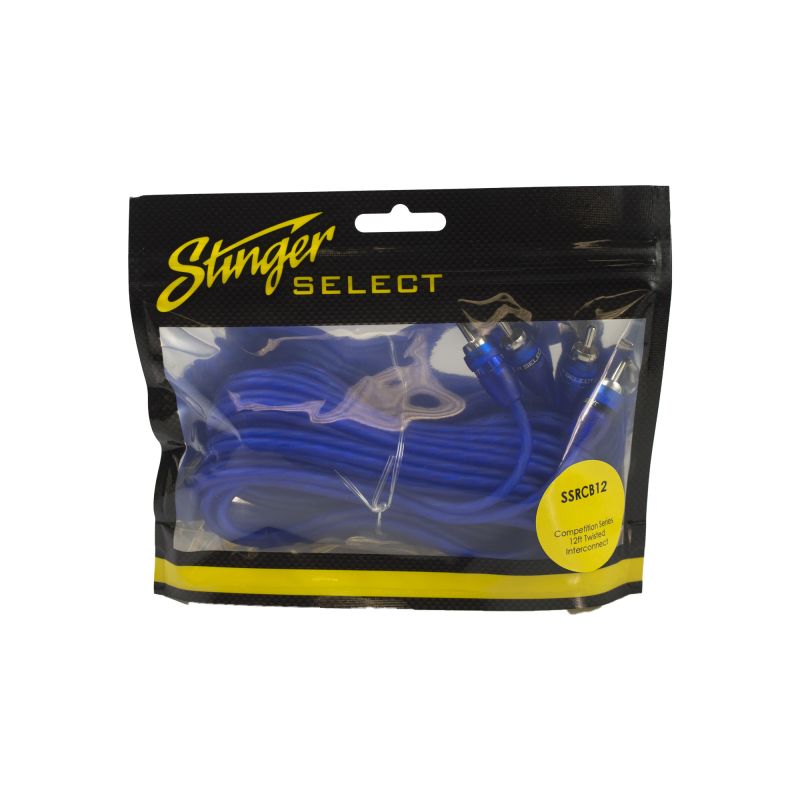 Stinger 12ft Blue Comp Series Twisted Rca