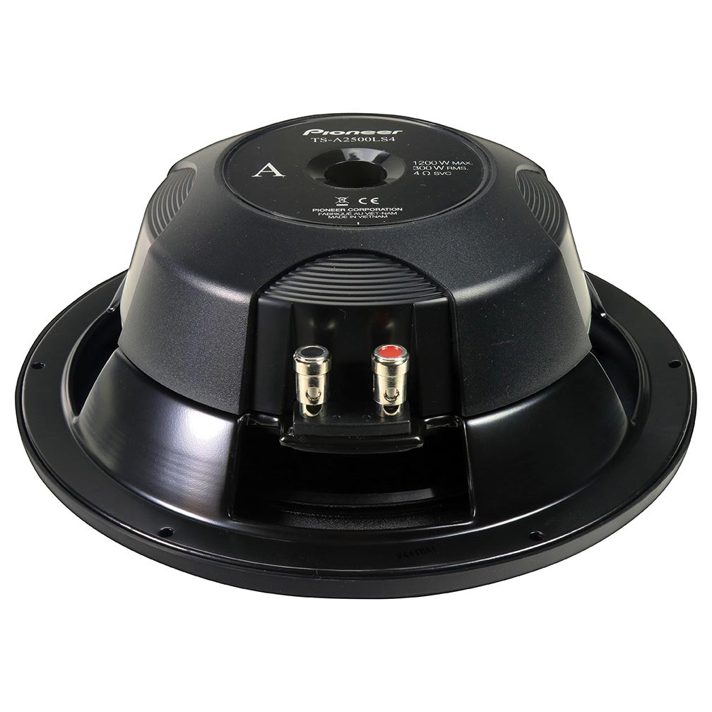 Pioneer 10" Shallow Mount Woofer 4 Ohm 1200w Max