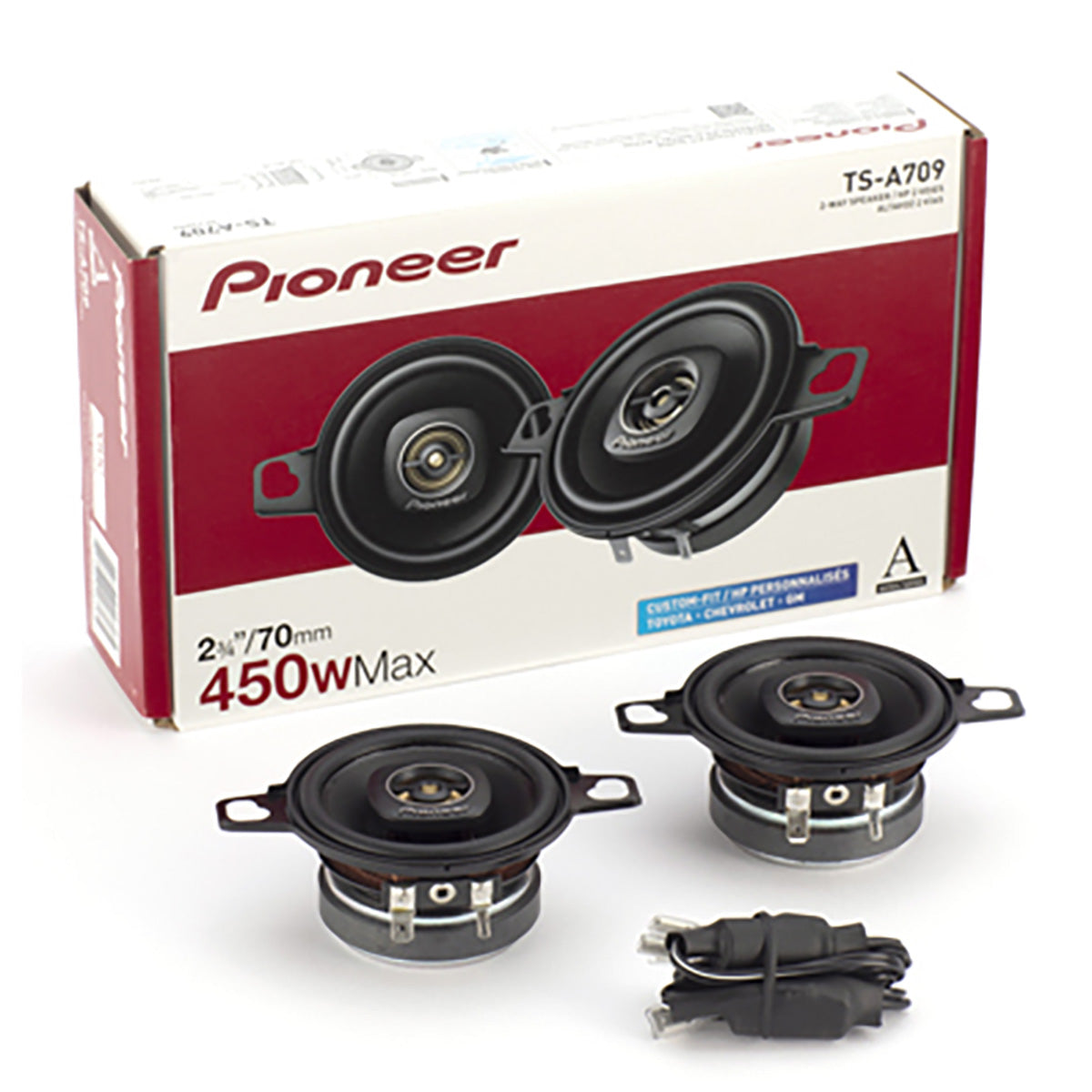 Pioneer 2 -3/4" 2-way Speakers 100w Rms/450w Max (pair)