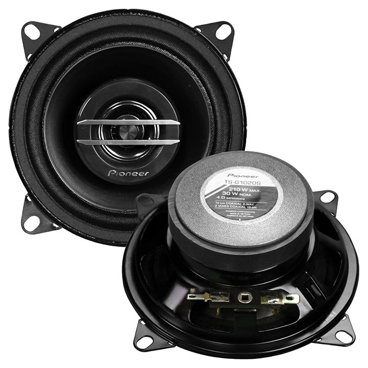 Pioneer 4" 2 Way Full Range Speakers 210 Watts - Pair - No Grills