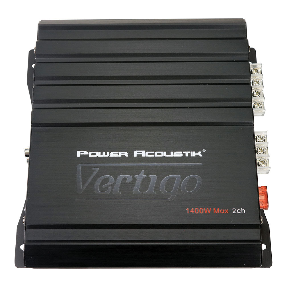 Power Acoustik Vertigo Series 2 Channel Amplifier 1400w Max