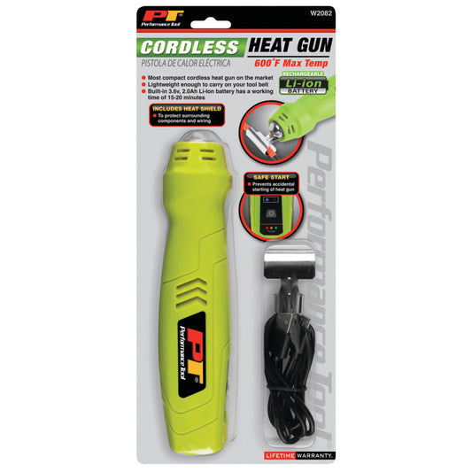 Performance Tool Compact Rechargeable Li-ion Cordless Heat Gun