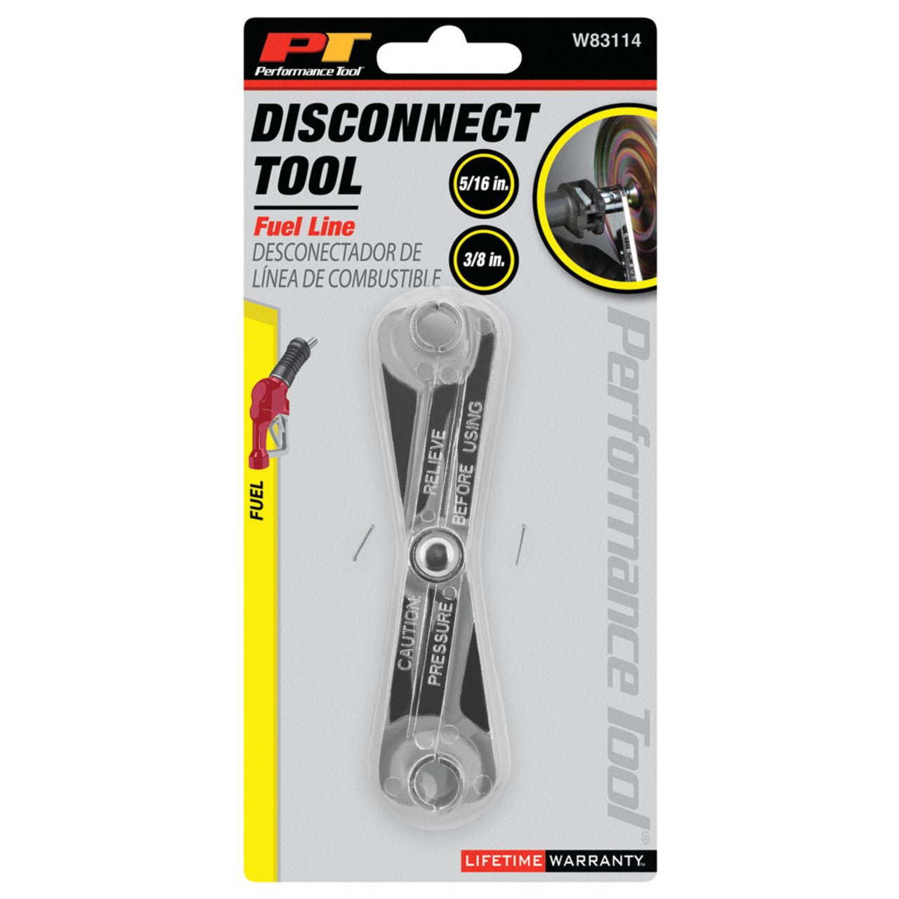 Performance Tool Scissor Fuel Line Disconnect (5/16" And 3/8")