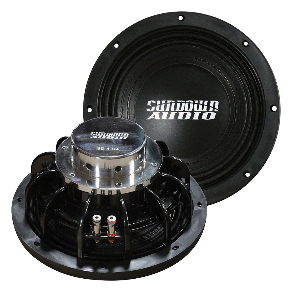 Sundown Audio 10″ Woofer, 600W RMS Dual 4 Ohm Voice Coil