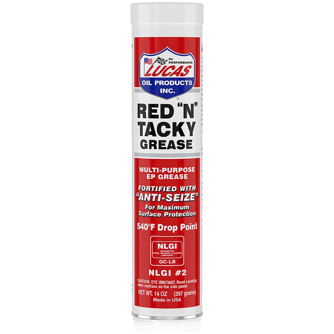 Lucas Oil Red N Tacky Grease - 14 Ounce Tube