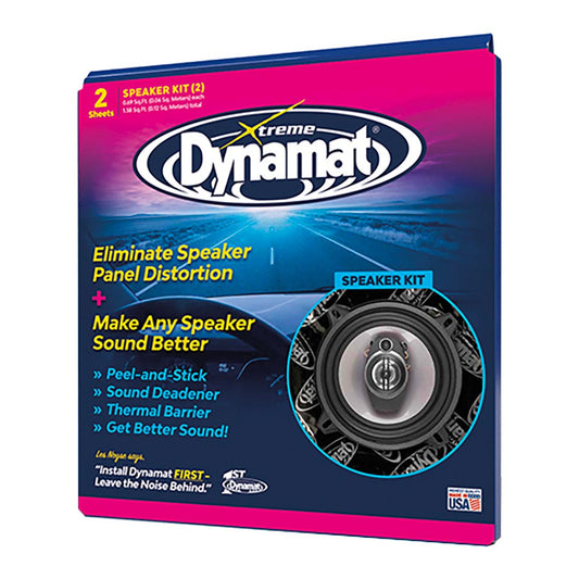 Dynamat Xtreme 1.4 Sq. Ft. Speaker Kit; 2 Pcs 10"x10"