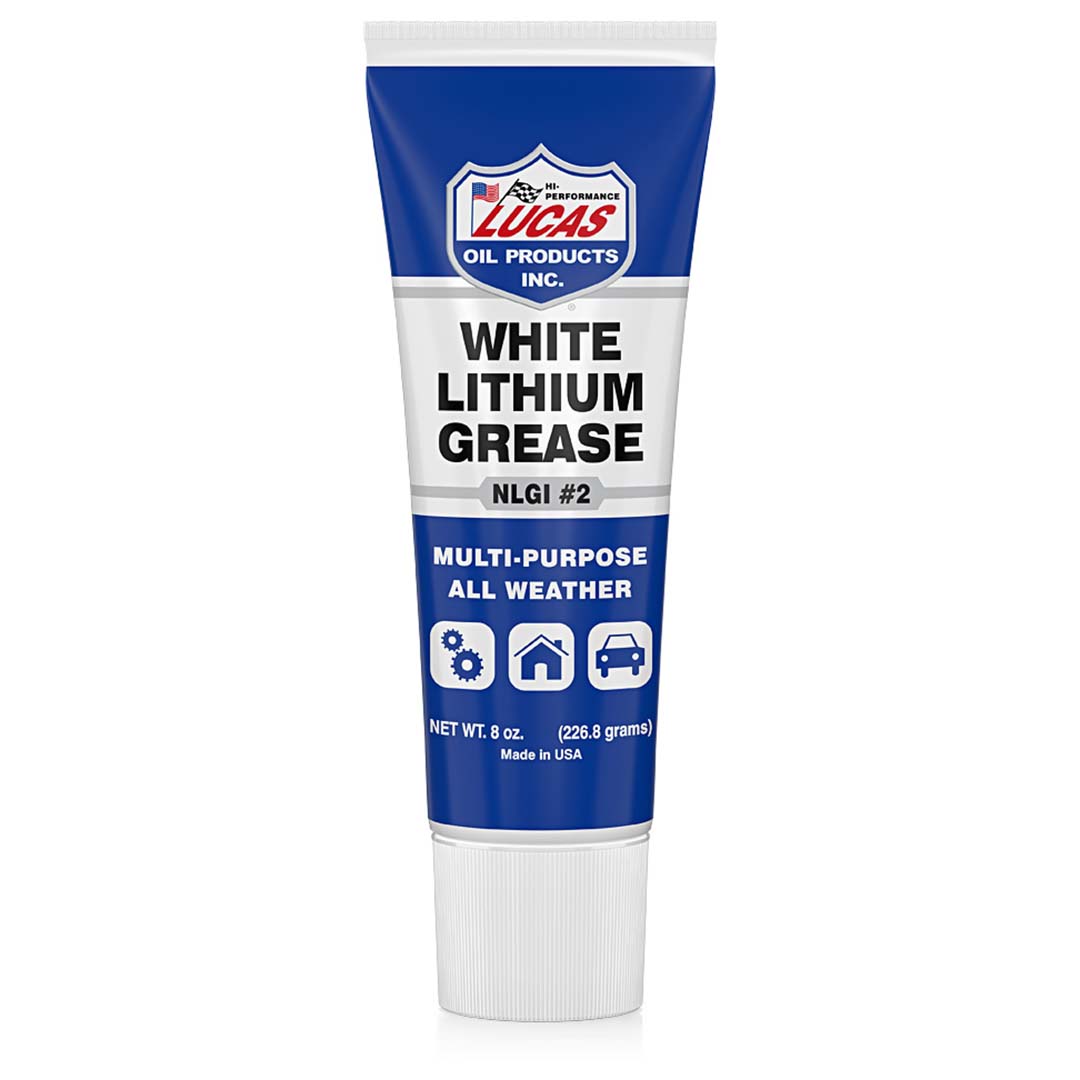 Lucas Oil White Lithium Grease - 8 Oz Tube