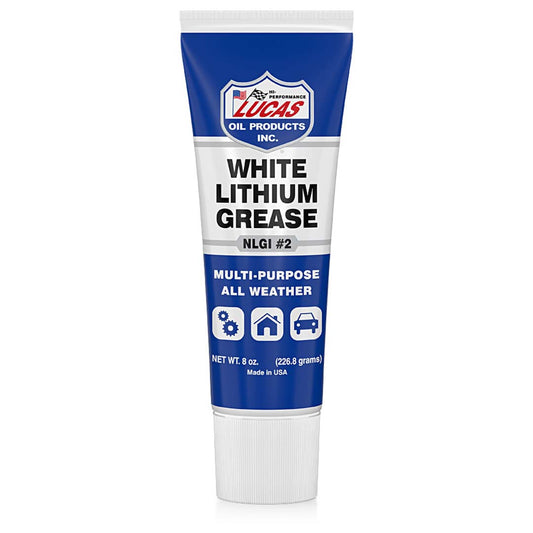 Lucas Oil White Lithium Grease - 8 Oz Tube
