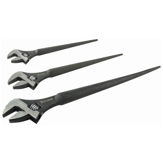 Titan Tool 3 Pc Adjustable Construction Wrench Set