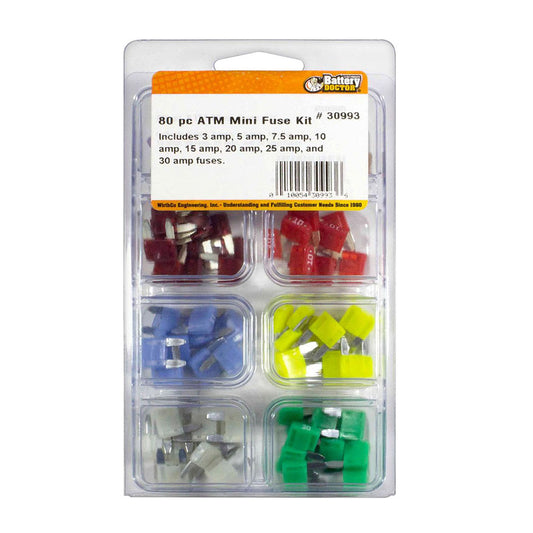 Battery Doctor 80 Piece Atm Mini Blade Fuse Kit
