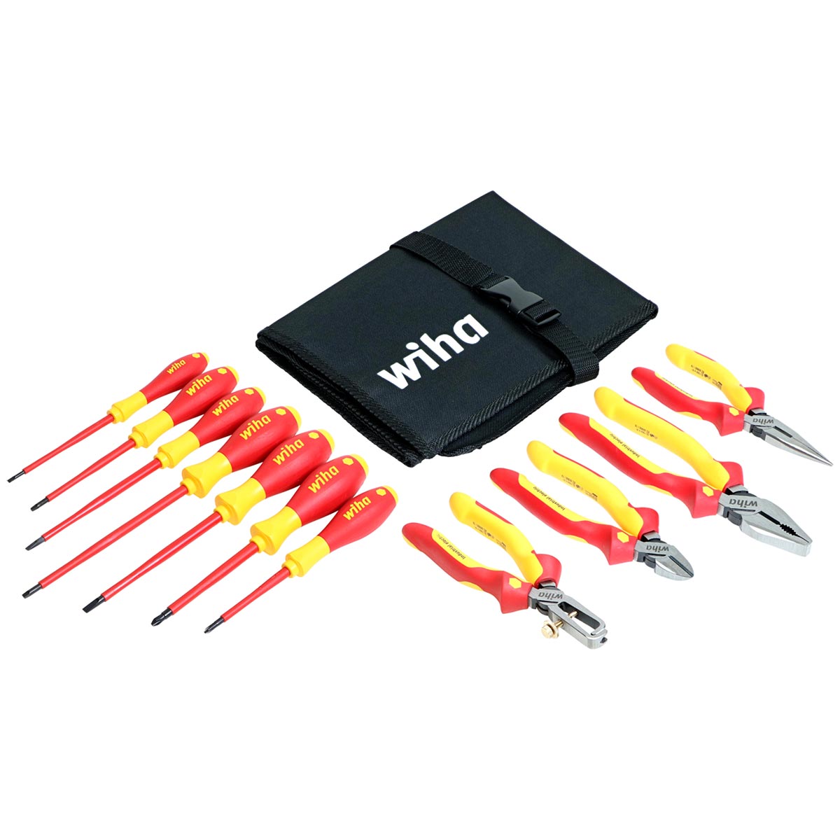 Wiha Insulated Pliers Cutters And Screwdriver - 11 Piece Set