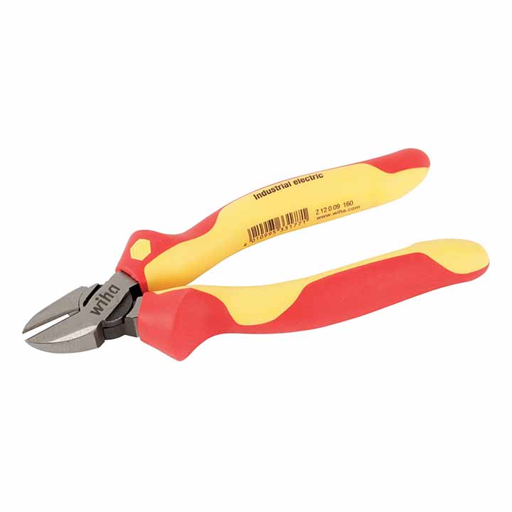 Wiha Insulated Industrial Diagonal Cutters - 6.3" Overall Length