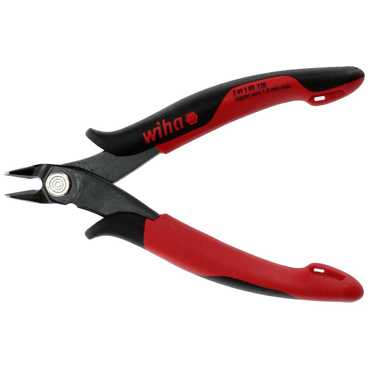 Wiha Precision Electronic Diagonal Cutters Full Flush Wide Pointed Head